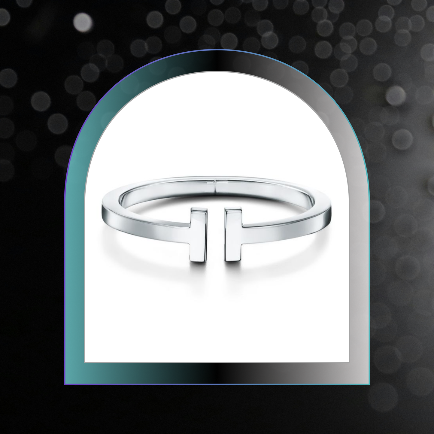 Tiffany Inspired Square Design Bracelet